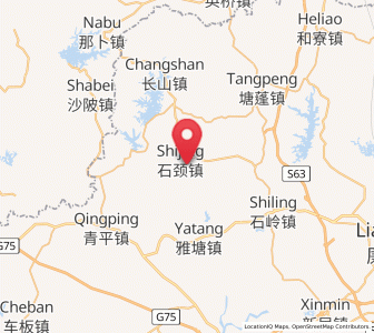Map of Shijing, Guangdong