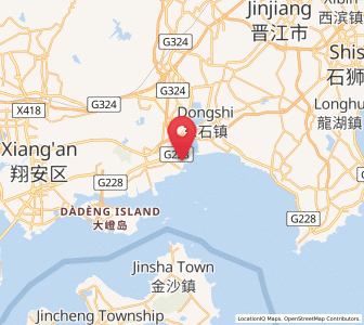 Map of Shijing, Fujian