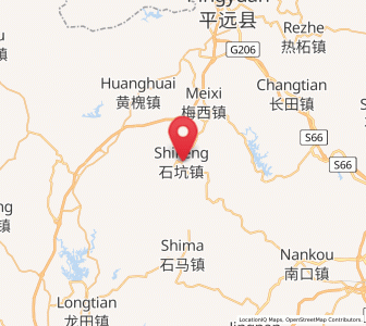 Map of Shikeng, Guangdong