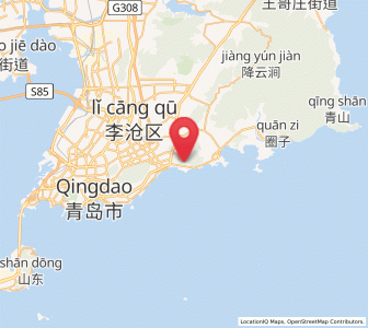 Map of Shilaoren Shequ, Shandong