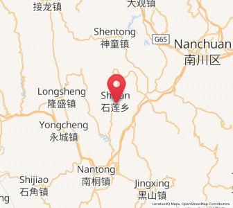 Map of Shilian, Chongqing