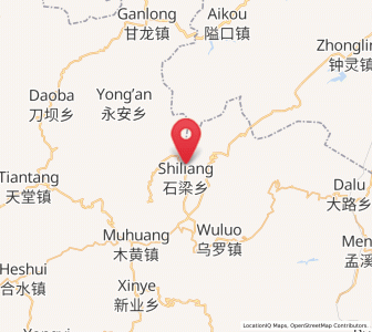 Map of Shiliang, Guizhou
