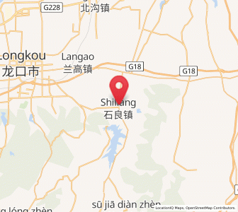 Map of Shiliang, Shandong