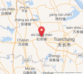 Map of Shiliang, Anhui