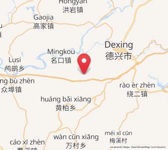 Map of Shiligang, Jiangxi