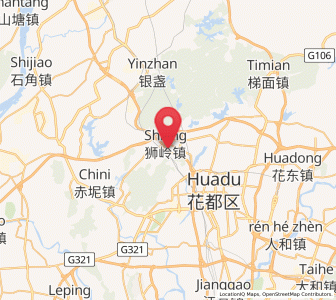 Map of Shiling, Guangdong