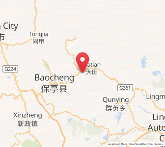 Map of Shiling, Hainan