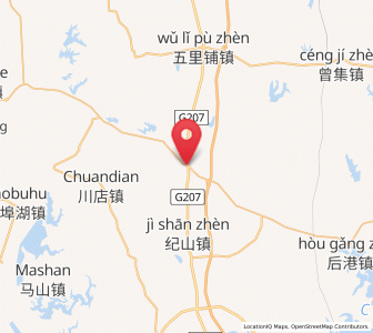 Map of Shilipu, Hubei