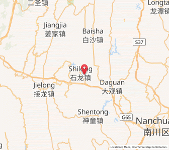 Map of Shilong, Chongqing