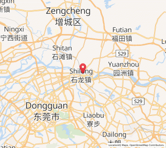Map of Shilong, Guangdong