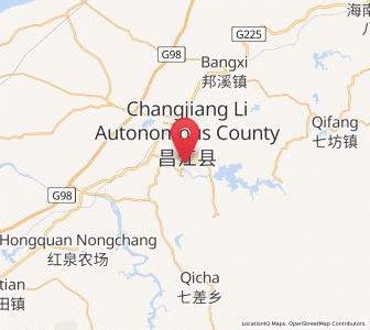 Map of Shilu, Hainan