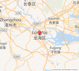 Map of Shima, Fujian