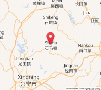 Map of Shima, Guangdong