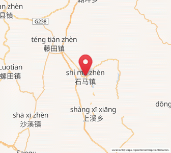 Map of Shima, Jiangxi