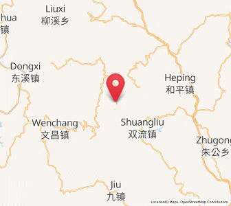Map of Shima, Sichuan