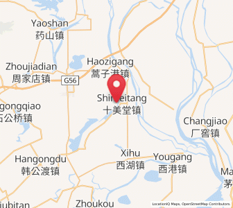 Map of Shimeitang, Hunan