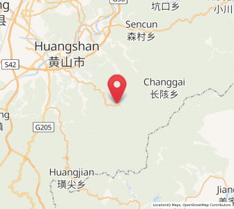 Map of Shimen, Anhui