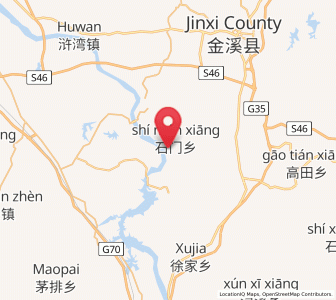 Map of Shimen, Jiangxi