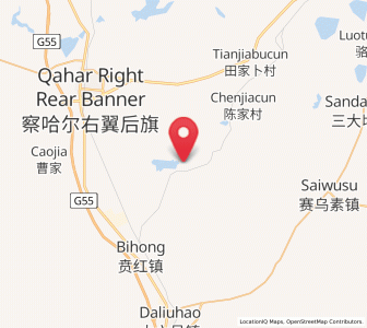 Map of Shimenkou, Inner Mongolia