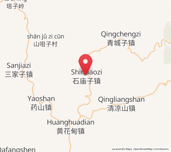 Map of Shimiaozi, Liaoning