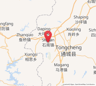 Map of Shinan, Hubei