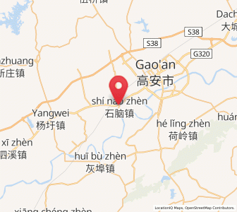 Map of Shinao, Jiangxi