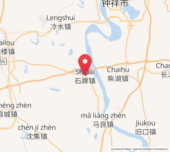 Map of Shipai, Hubei