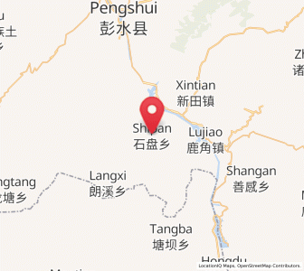 Map of Shipan, Chongqing