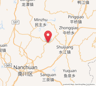 Map of Shiqiang, Chongqing