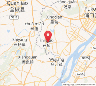 Map of Shiqiao, Jiangsu
