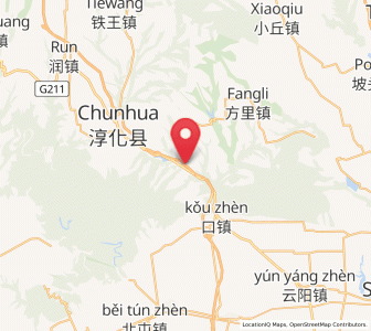 Map of Shiqiao, Shaanxi