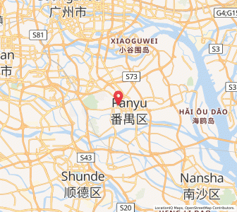 Map of Shiqiao, Guangdong