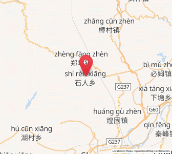 Map of Shiren, Jiangxi