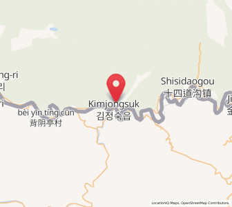 Map of Shisandaogou, Jilin