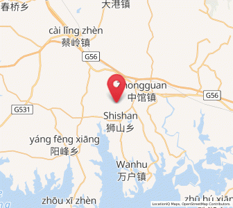Map of Shishan, Jiangxi