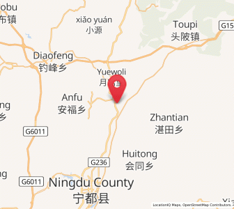 Map of Shishang, Jiangxi