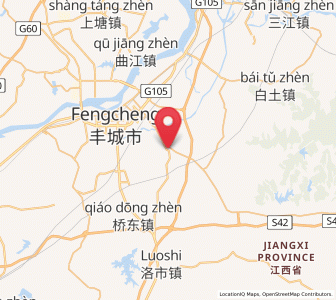 Map of Shitan, Jiangxi