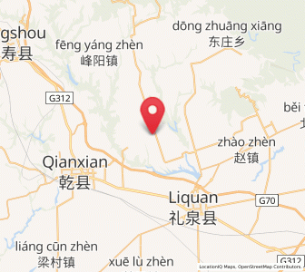 Map of Shitan, Shaanxi