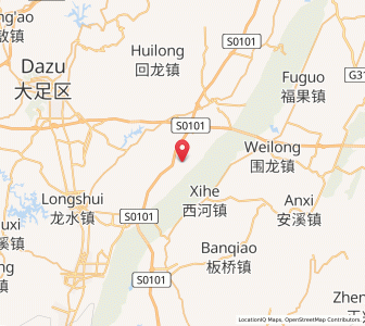 Map of Shiwan, Chongqing