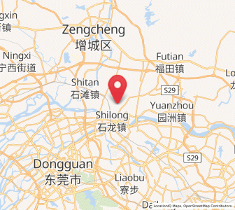Map of Shiwan, Guangdong