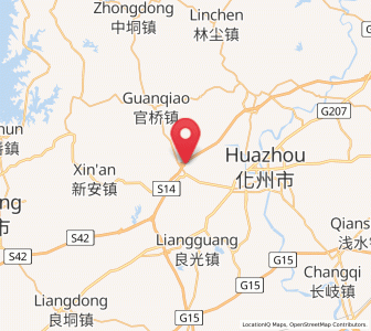 Map of Shiwan, Guangdong