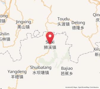 Map of Shixi, Guizhou