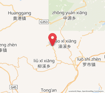 Map of Shixi, Jiangxi