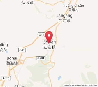 Map of Shiyan, Heilongjiang
