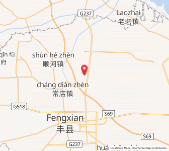 Map of Shizhai, Jiangsu