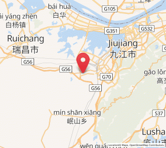 Map of Shizi, Jiangxi
