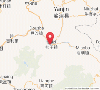 Map of Shiziba, Yunnan