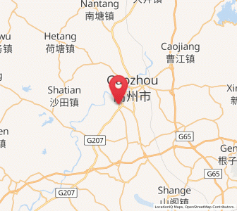 Map of Shiziling, Guangdong