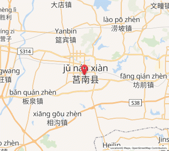 Map of Shizilu, Shandong