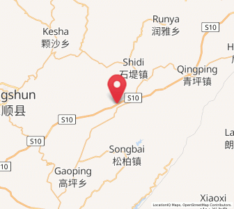 Map of Shiziqiao, Hunan